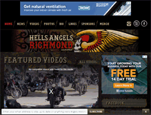 Tablet Screenshot of hellsangelsrichmond.com
